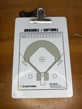Easton Dry Erase Baseball/Softball Coach Clipboard Used