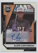 2021 Elite Extra Edition Prime Numbers A Signatures Elian Cortorreal Auto 7s2