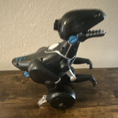 WowWee Miposaur Robotic Dinosaur Toy Black/Blue Accents MPN 3890 (2019)