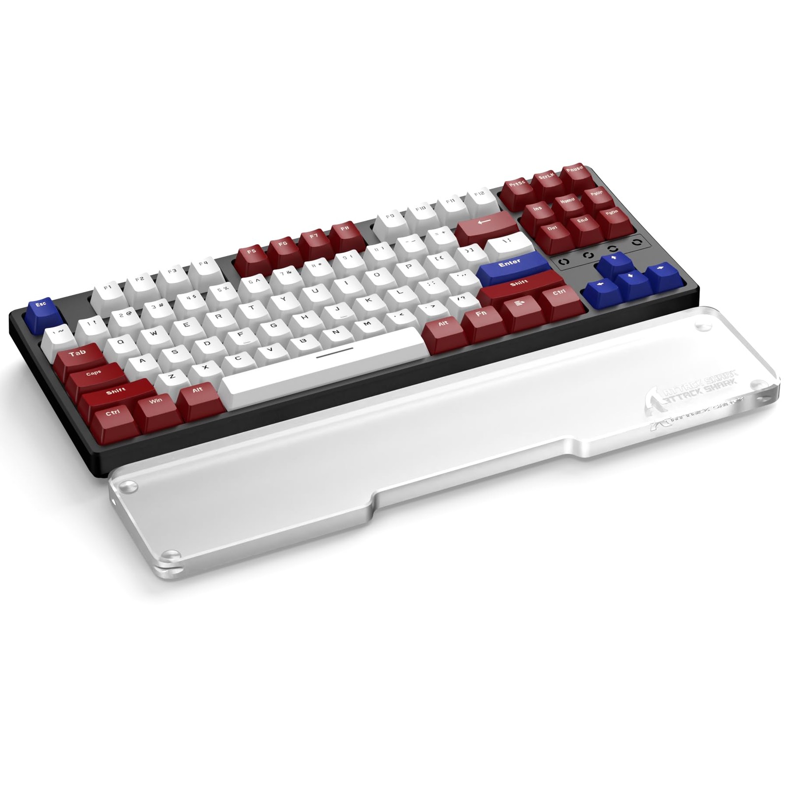 Repose-poignets acrylique CNC fini le mal de main sur clavier TKL
