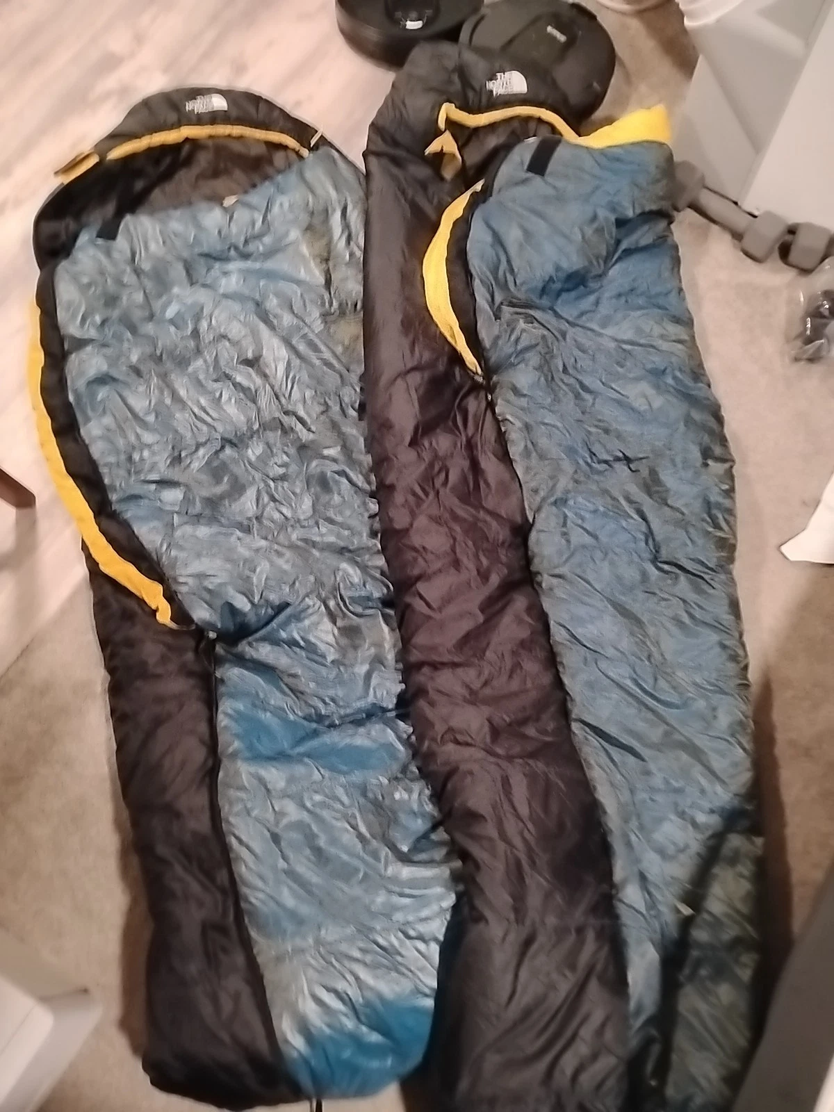 Two north face sleeping baga