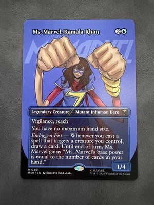 Ms. Marvel, Kamala Khan (Borderless) Marvel Super Heroes Regular
