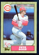 1987 TOPPS TIFFANY #200 PETE ROSE REDS  NM-MT OR BETTER SET-BREAK