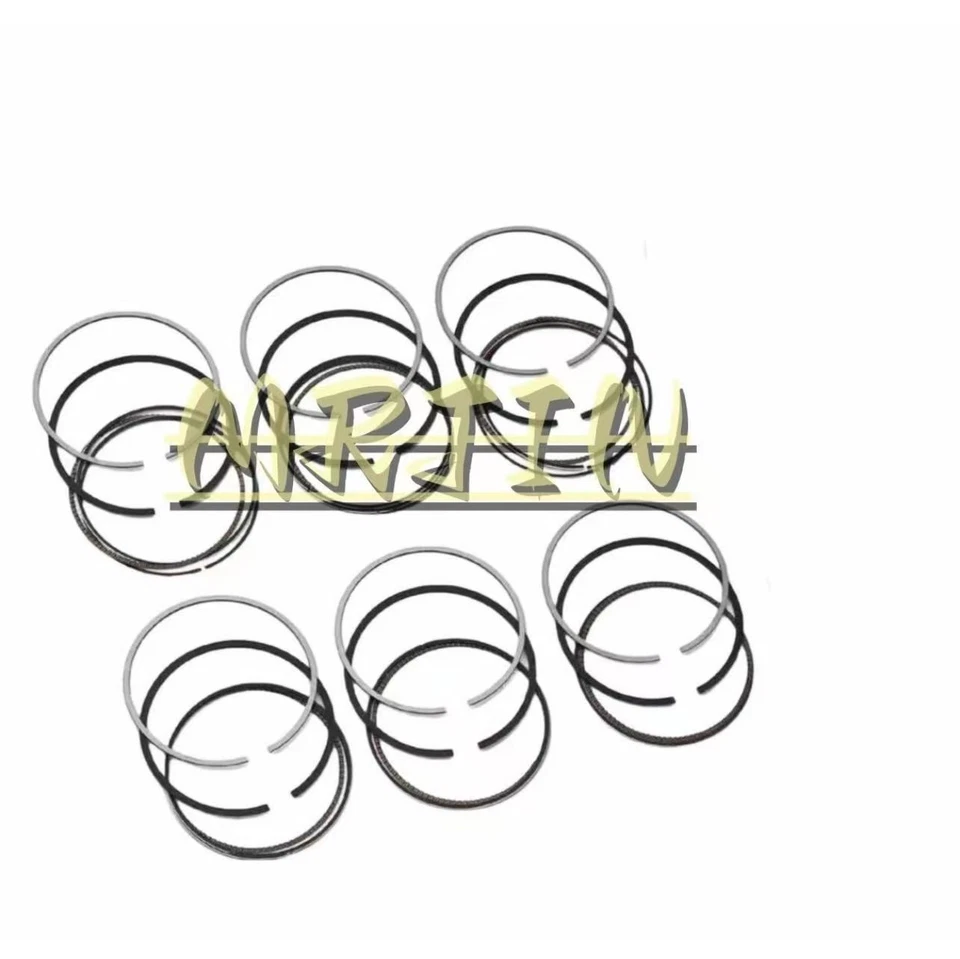 STD 6x Piston Rings Set OEM For Porsche Cayman Boxster 986 987 M96 M97 2.5 2.7 - Image 2 of 4