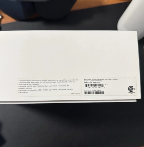 Apple AirPod Max gris sidéral Gen 1 avec emballage d'origine - Photo 19 sur 19