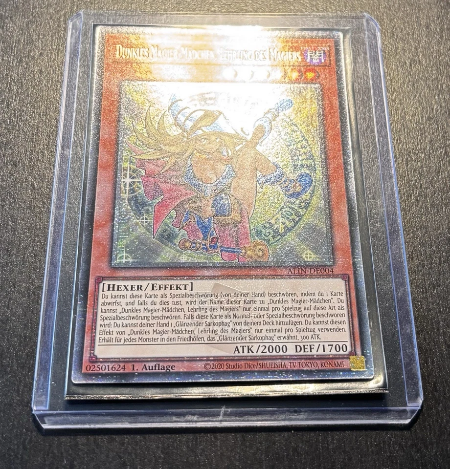 Yu-Gi-Oh! Dunkler Magier-Mädchen, Lehrling Des Magiers ALIN QCSR NM 1. Auflage - Bild 4 von 4