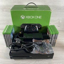 Xbox One 500GB Console Bundle Boxed With Controller And 10 Games Tested Working