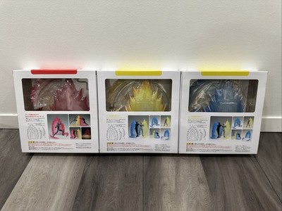 Lot Of 3 BANDAI Tamashii Effect Energy Aura Blue Yellow Red