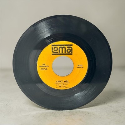 THE INVINCIBLES: Can't Win/So Much Love 1966 Vinyl 45 LOMA - NORTHERN SOUL
