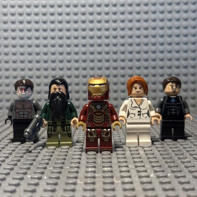 SEE BELOW - LEGO Iron Man 3 Malibu Mansion Attack Minifigures lot of 5 - 76007