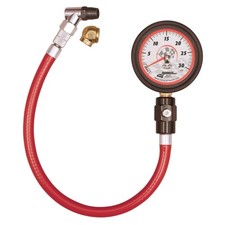 Longacre Deluxe Tyre Pressure Gauge- 2 1/2 Inch Scale-Glow In The Dark - 0-30psi