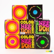 Lot of 8 Nee Doh Color Change  The Groovy Glob Squish Stress Ball NeeDoh - NEW