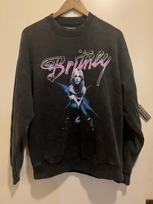Vintage Y2K Britney Spears 2001 Tour Adult Size Small Pop Music Sweater Rare