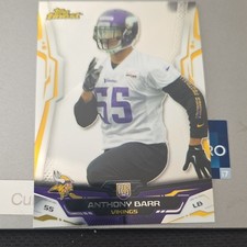 Topps Finest 2014 Rookie Anthony Barr Minnesota Vikings #145 NFL Trading Card. rookie card picture
