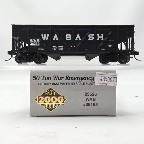 Life Like Proto 2000 escala HO Wabash WAB 39153 50 toneladas acero guerra tolva de emergencia | Zustand: New