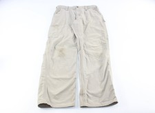 Carhartt Logo Patch Beige Pants