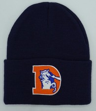 NFL Denver Broncos Reebok Adult Cuffed Vintage Winter Knit Hat Cap NEW