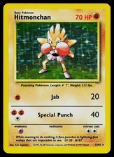 Carta Pokemon - Hitmonchan Set Base Illimitato 7/102 Holo Holo Rara