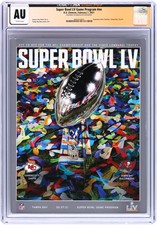 Tom Brady Tampa Bay Buccaneers Signed February 7, 2021 Super Bowl LV CGC Program