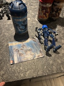 Bionicle Metru Set of 6 : 8601 8602 8603 8604 8605 8606 w/Canisters & 2 Manuals