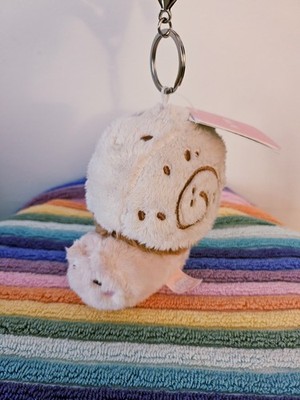 Fluff Nest PuffPals Cindy The Snail Keychain Plush NWT New With
