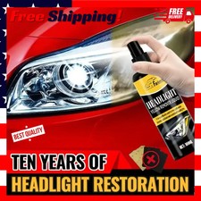 Car Headlight Restoration Spray Kit Lens Cleaner Polish Uv Protection Auto Usa Car Headlight Restoration Spray Kit Lens Cleaner Polish Uv Protection Auto Usa