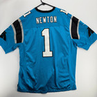 Nike On Field Cam Newton #1 Carolina Panthers Teal Stitched Mens 2XL Jersey