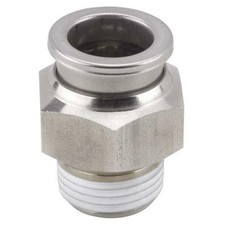 1Pc 1/2" Tube X Mnpt Ss Male Adapter