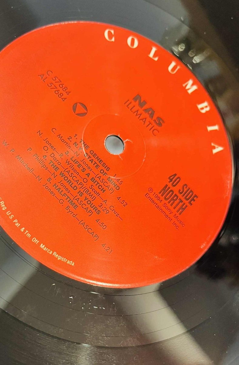 Nas / Illmatic 1994 US ORIGINAL LP Vinyl Columbia C 57684 DJ