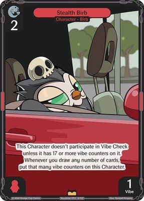 Vibes TCG   Stealth Birb  - Birb & Pengu Card # 006