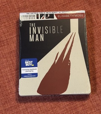 The Invisible Man (2020) 4K STEELBOOK (4K+Blu-ray) Best Buy Exclusive NEW OOP