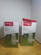 Lot Of 2 Boxes Playtex Baby Drop-Ins 8fl. oz. Baby Bottle Liners READ 