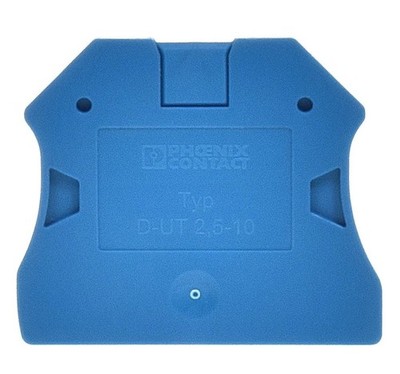 Phoenix Contact Deckel D-UT 2,5/10 BU Abschlussdeckel blau Neu