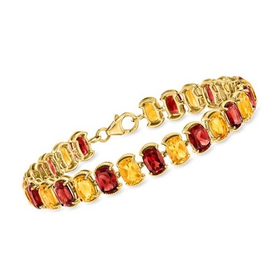 Ross-Simons Garn & Citr Brclt in 18k Gold Plate