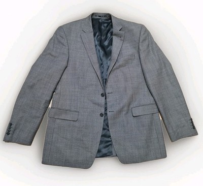 Benvenuto Modern Mix Blazer Grau Herre 106 (XL) - Schurwolle - Eleganter Sakko