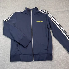 Umbro Track Jacket Men Medium Soccer Classic Dale Tape Stripe Full Zip