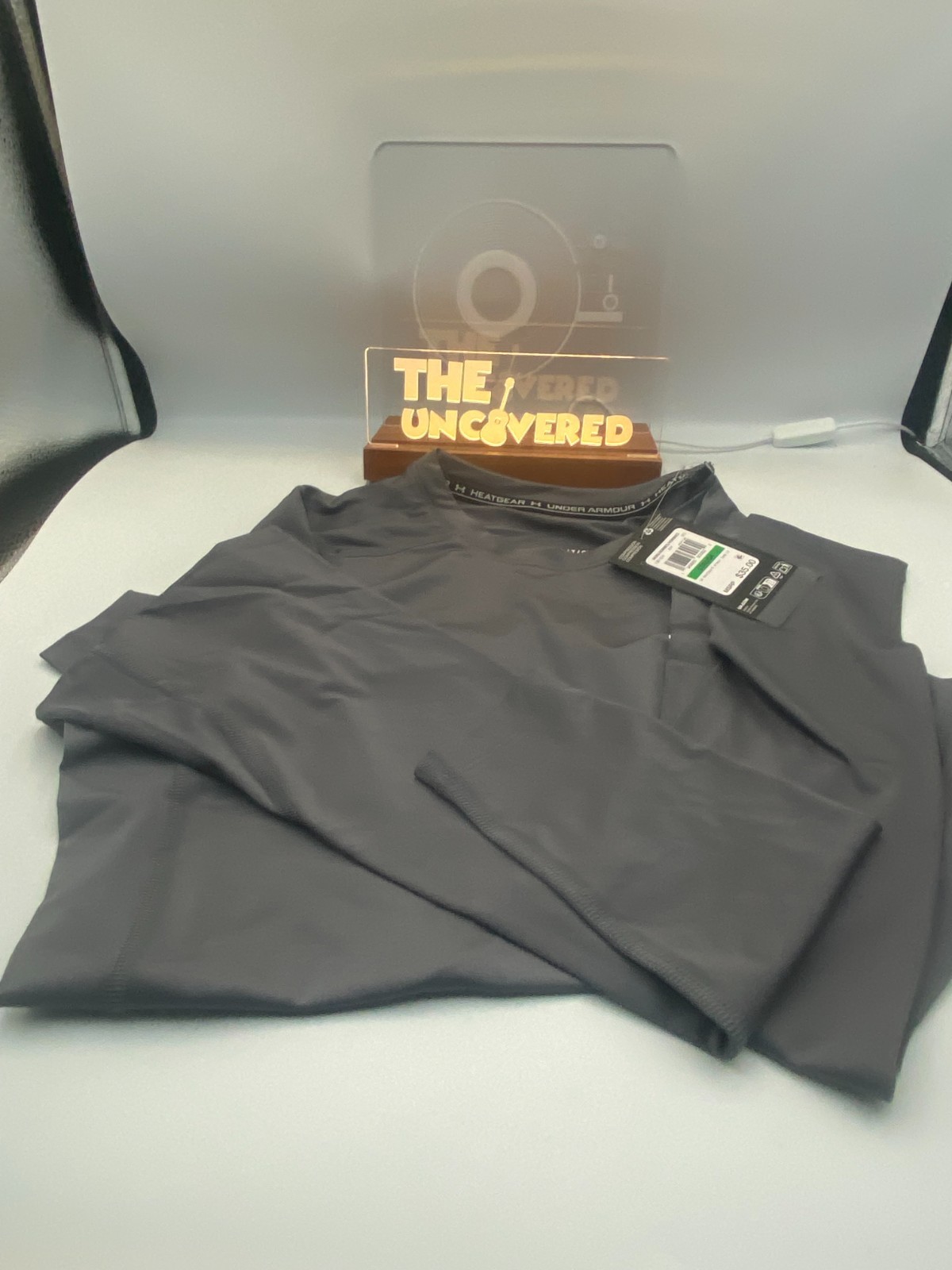 Under Armour HeatGear Long Sleeve Compression Fit Mens Shirt SIZE LG thumbnail 2