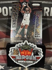Aliyah Boston 2025 Panini Prizm WNBA Fireworks 3 Indiana Fever Basketball