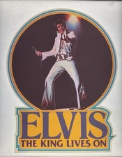 Original Vintage 1977 Elvis The King Lives On Iron On Transfer