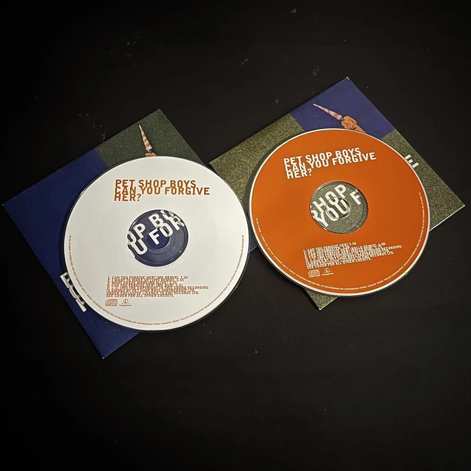 [Excellent] PSB Pet Shop Boys "Can You Forgive Her?" 2-CD set From Japan Foto 4 de 4