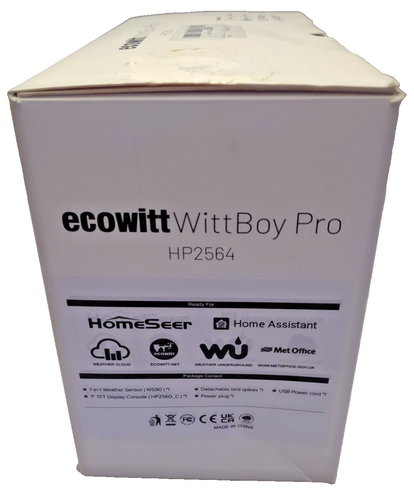 Ecowitt Wittboy Pro HP2564 7 in 1 Weather Station with Display Console - Picture 13 of 13
