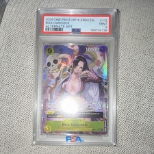Boa Hancock Alt Art Foil PSA 9 One Piece CCG OP14-EB04 OP14-112 2026