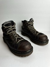 Vintage Dr Martens 9728 Boots Men's Size UK 9 or US 10 Shoes Made England Brown