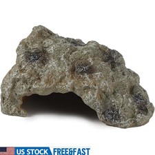 Natural Reptile Rock Hide Cave Safe Habitat Snakes Geckos Lizards Turtles New