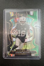 2025 Panini Select - Concourse Jakobi Meyers #5 Black & Green Shock Prizm