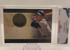 2012 Topps Gold Standard 500 Home Runs GS-24 Mickey Mantle New York Yankees