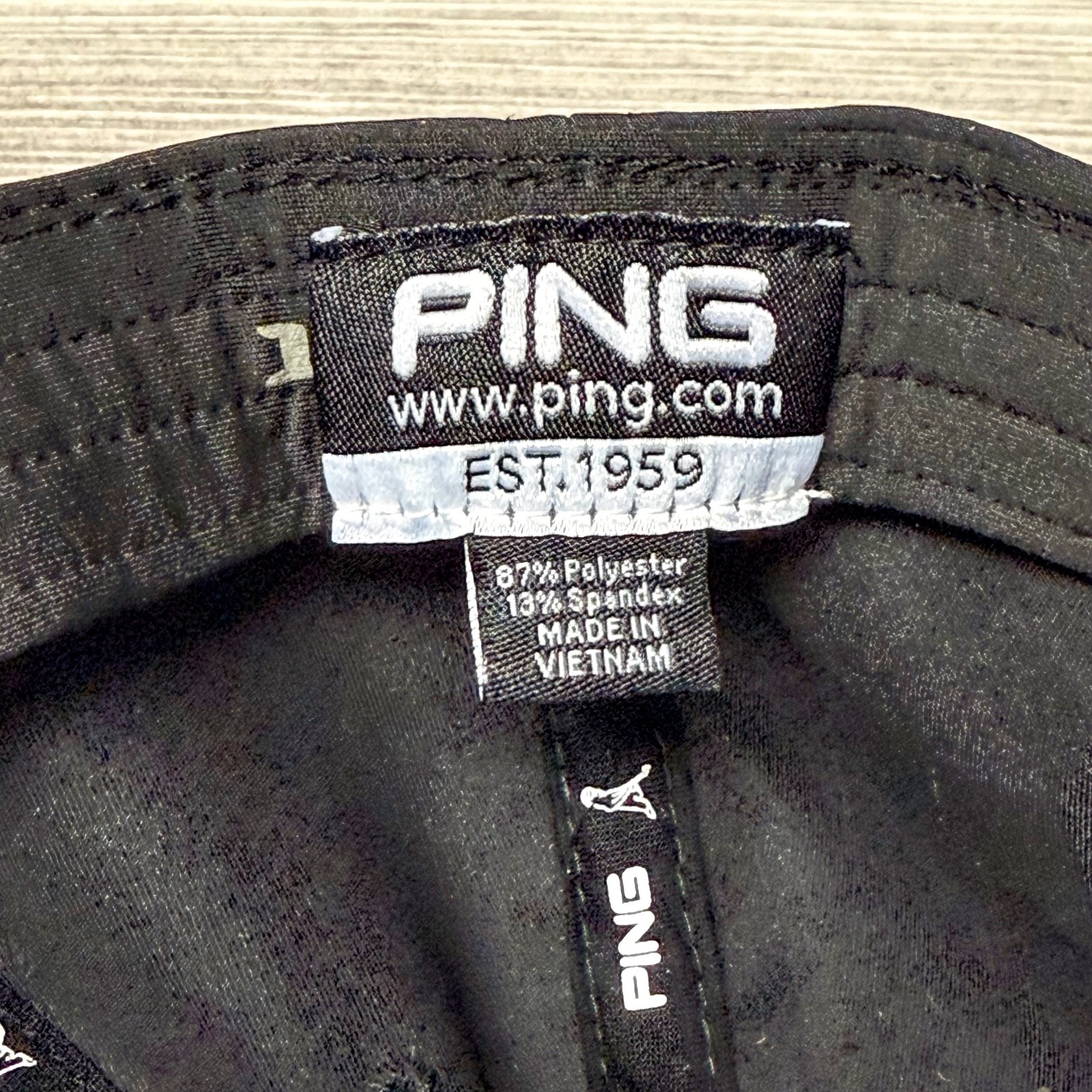PING Performance Golf Hat Cap Black Perforated St… - image 7