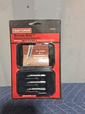NOS CRAFTSMAN 3 Piece Screw-Out Damaged Screw Removers #6-#14 52154 Made in USA