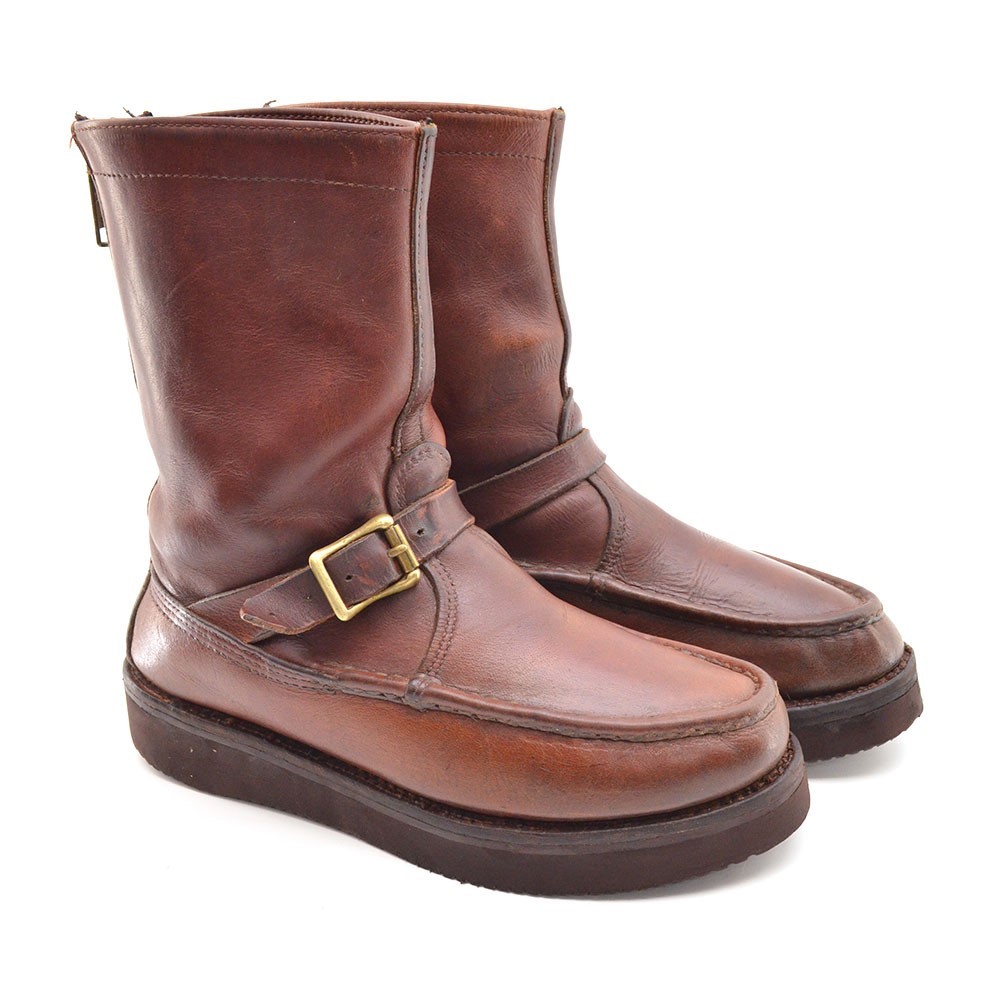 W.C. Russell Moccasin Co Zephyr $1080 Boots Men size 8 M Made in
