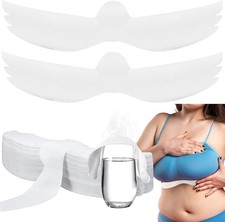 100 Pcs Absorbent Disposable Bra Liners for Under Breast Sweat Relief